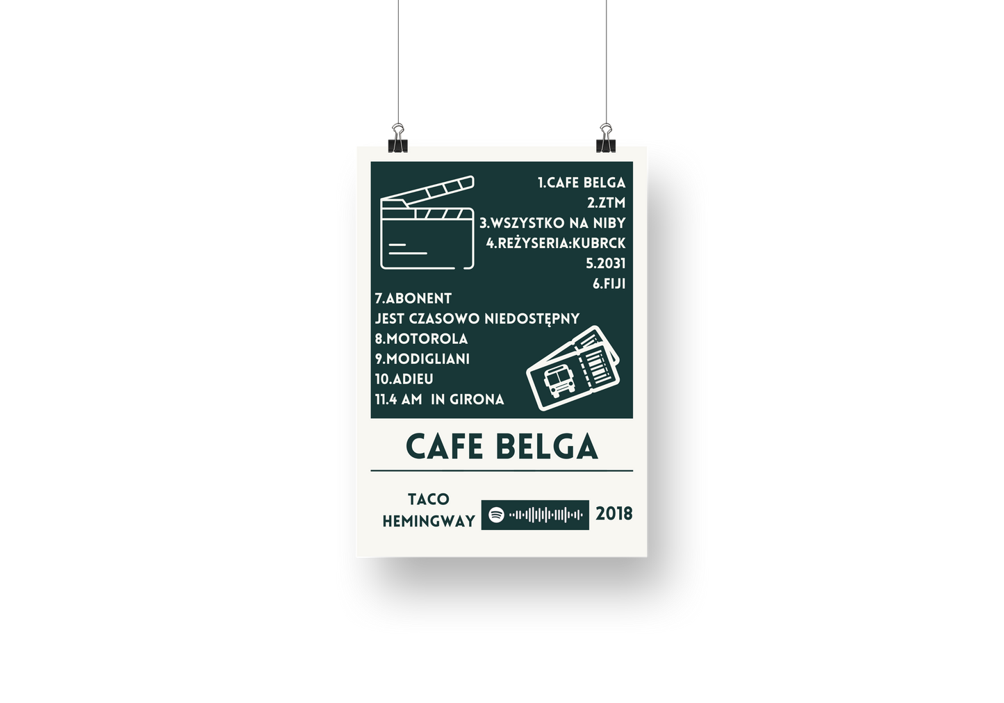 plakat CAFE BELGA (TACO)