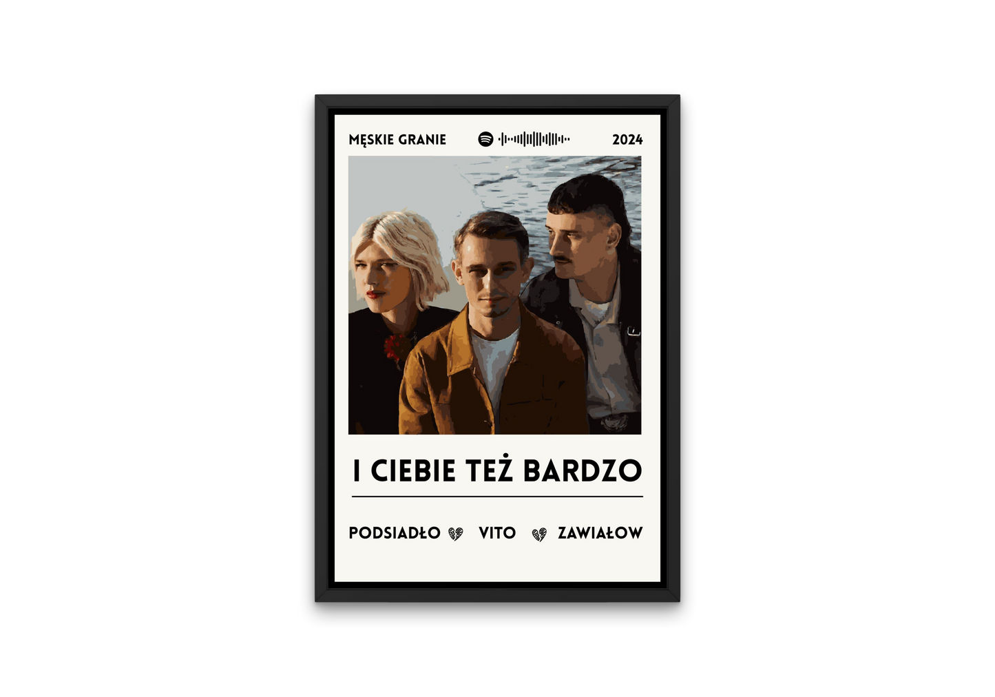 plakat I CIEBIE TEŻ BARDZO