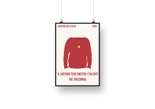 plakat CHŁOPAKI NIE PŁACZĄ