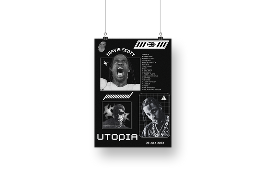 plakat UTOPIA (TRAVIS)