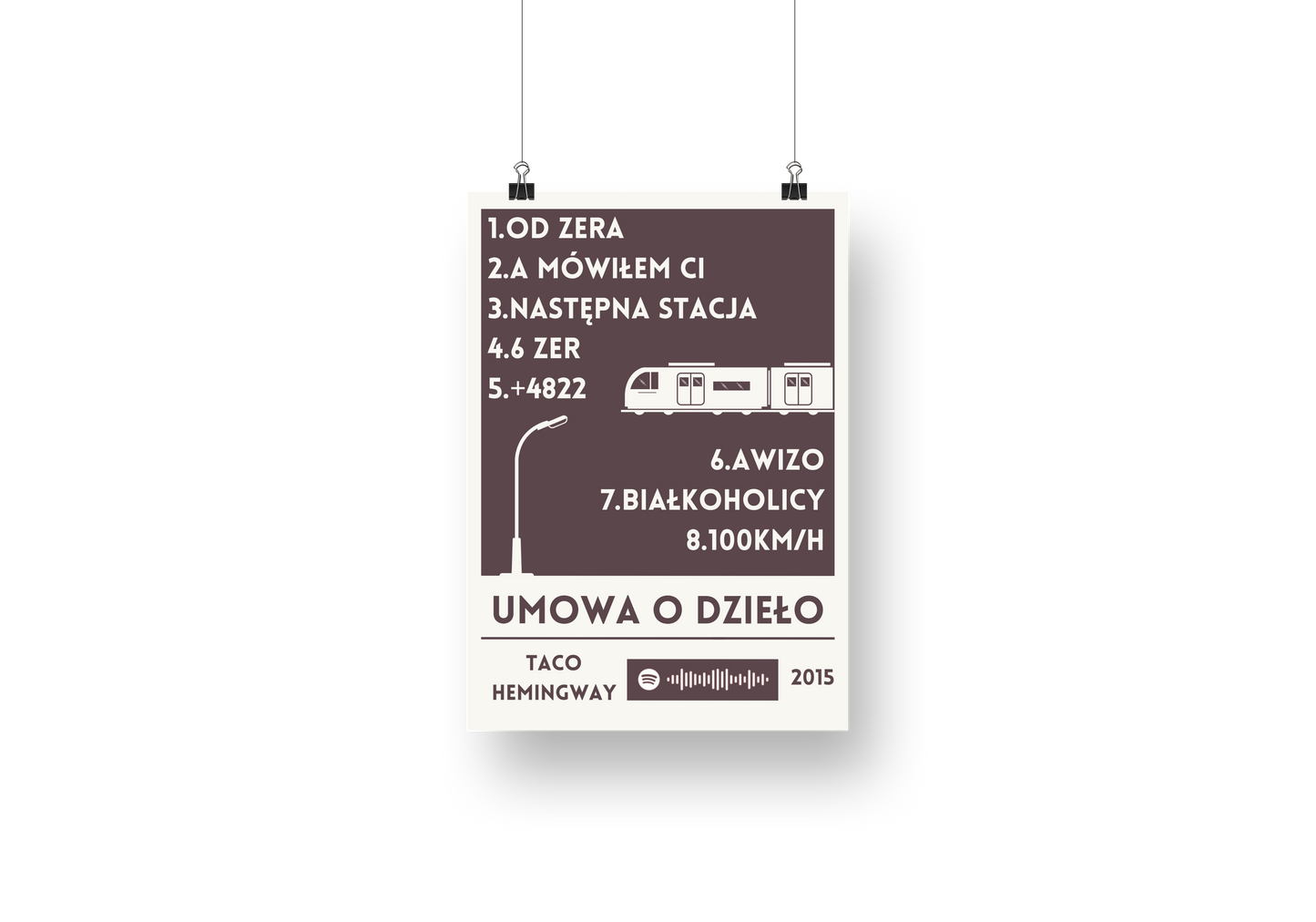 plakat UMOWA O DZIEŁO (TACO)