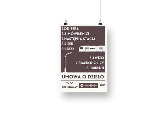 plakat UMOWA O DZIEŁO (TACO)