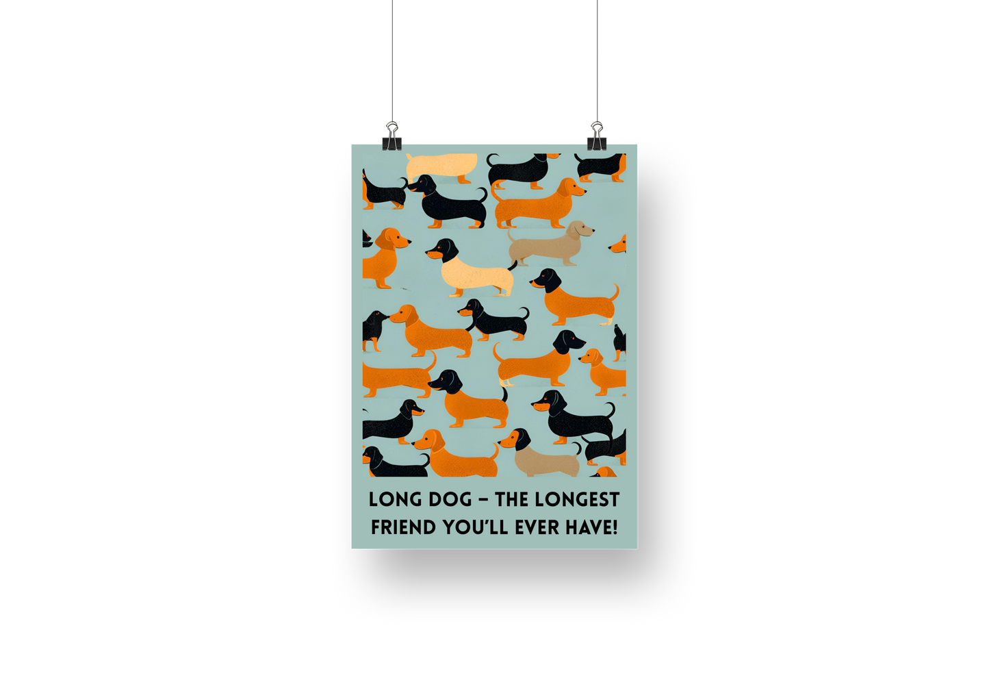 plakat LONG DOG