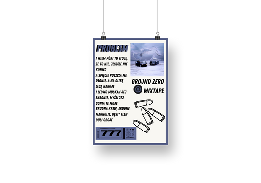 plakat GROUND ZERO MIXTAPE (PRO8L3M)