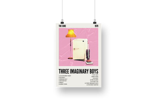 plakat THREE IMAGINARY BOYS (THE CURE)