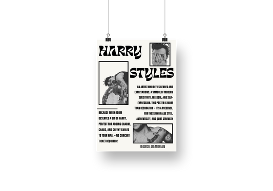 plakat HARRY STYLES
