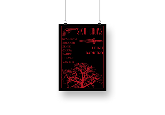 plakat SIX OF CROWS