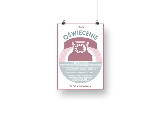 plakat OŚWIECENIE (TACO)