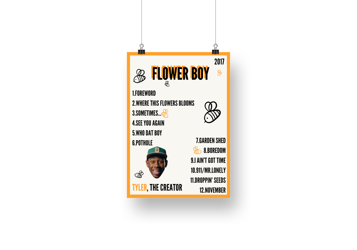 plakat FLOWER BOY (TYLER)