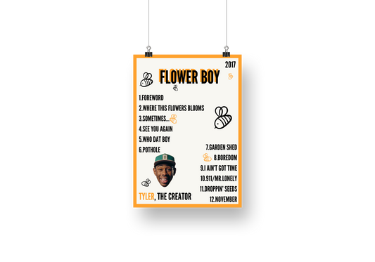 plakat FLOWER BOY (TYLER)