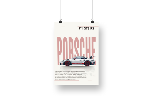 plakat PORSCHE
