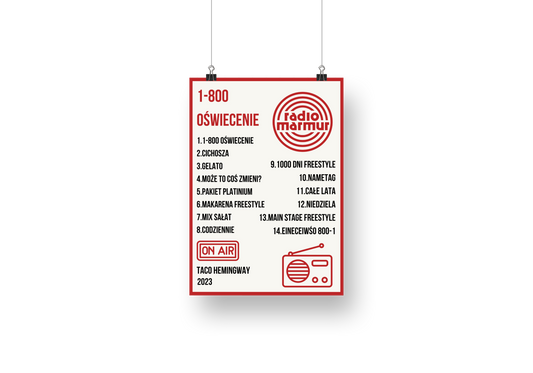 plakat RADIO MARMUR (TACO)