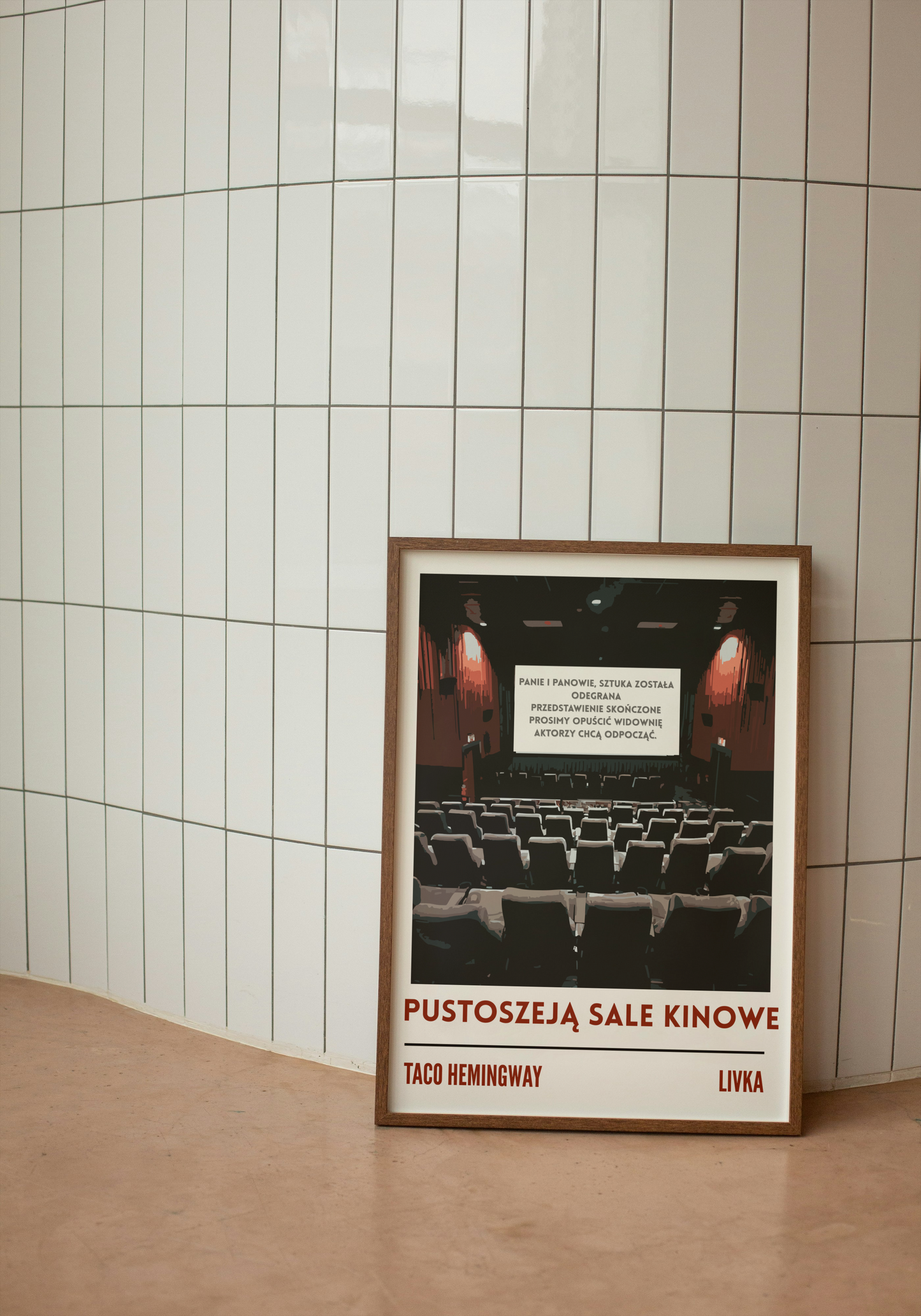 plakat PUSTOSZEJĄ SALE KINOWE (TACO HEMINGWAY)