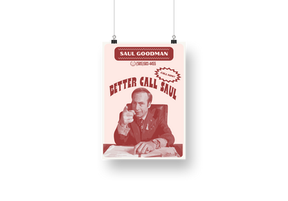 plakat BETTER CALL SAUL