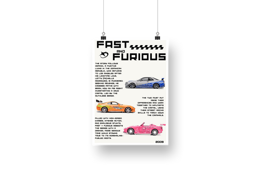 plakat FAST AND FURIOUS