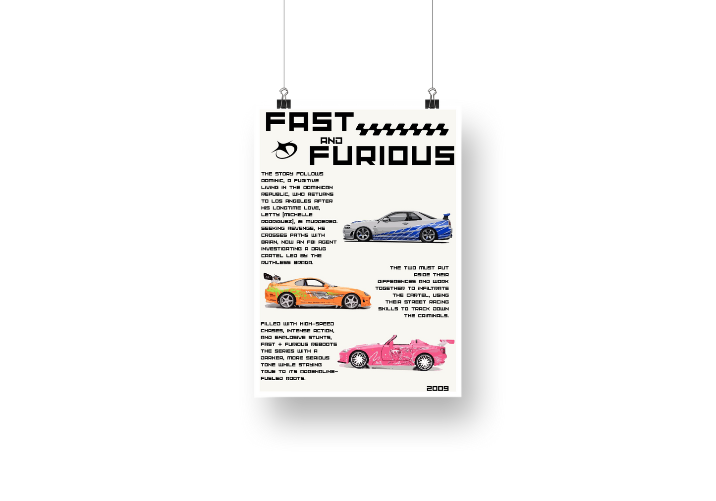 plakat FAST AND FURIOUS