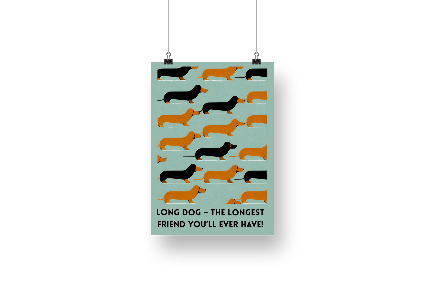 plakat LONG DOG