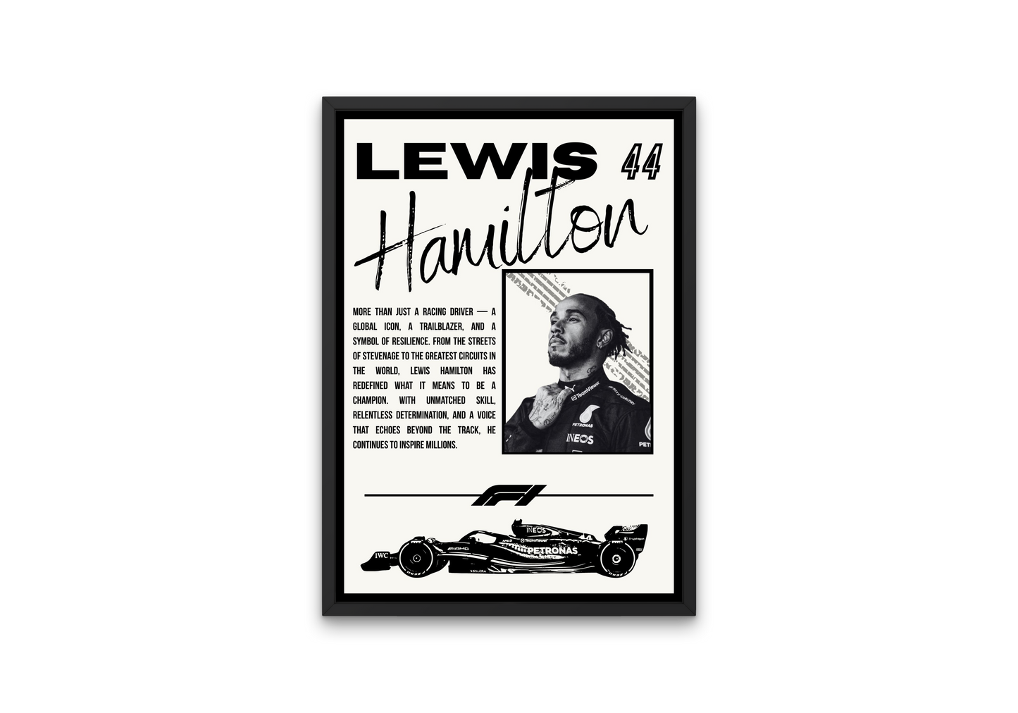 plakat LEWIS HAMILTON