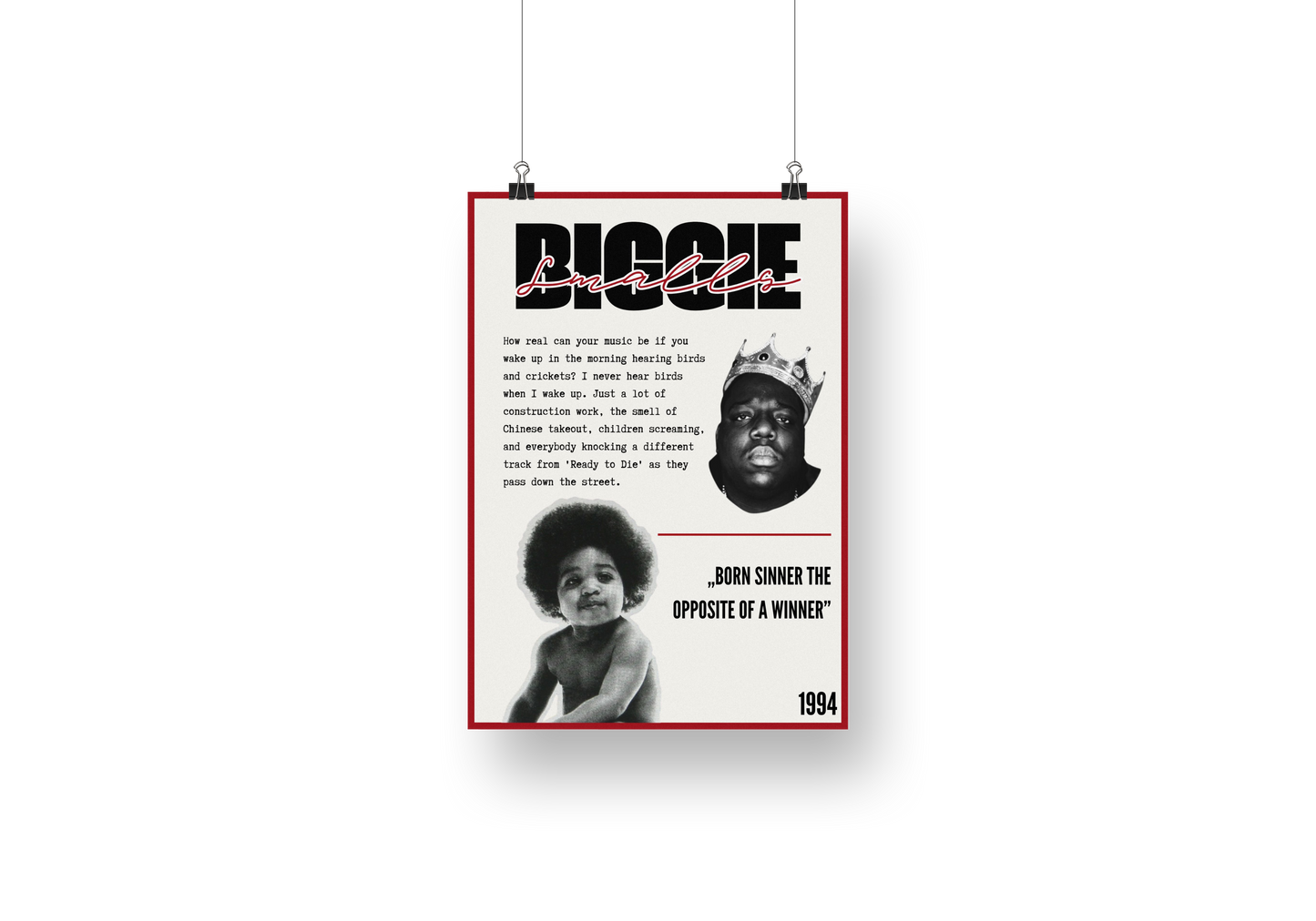 plakat BIGGIE SMALLS