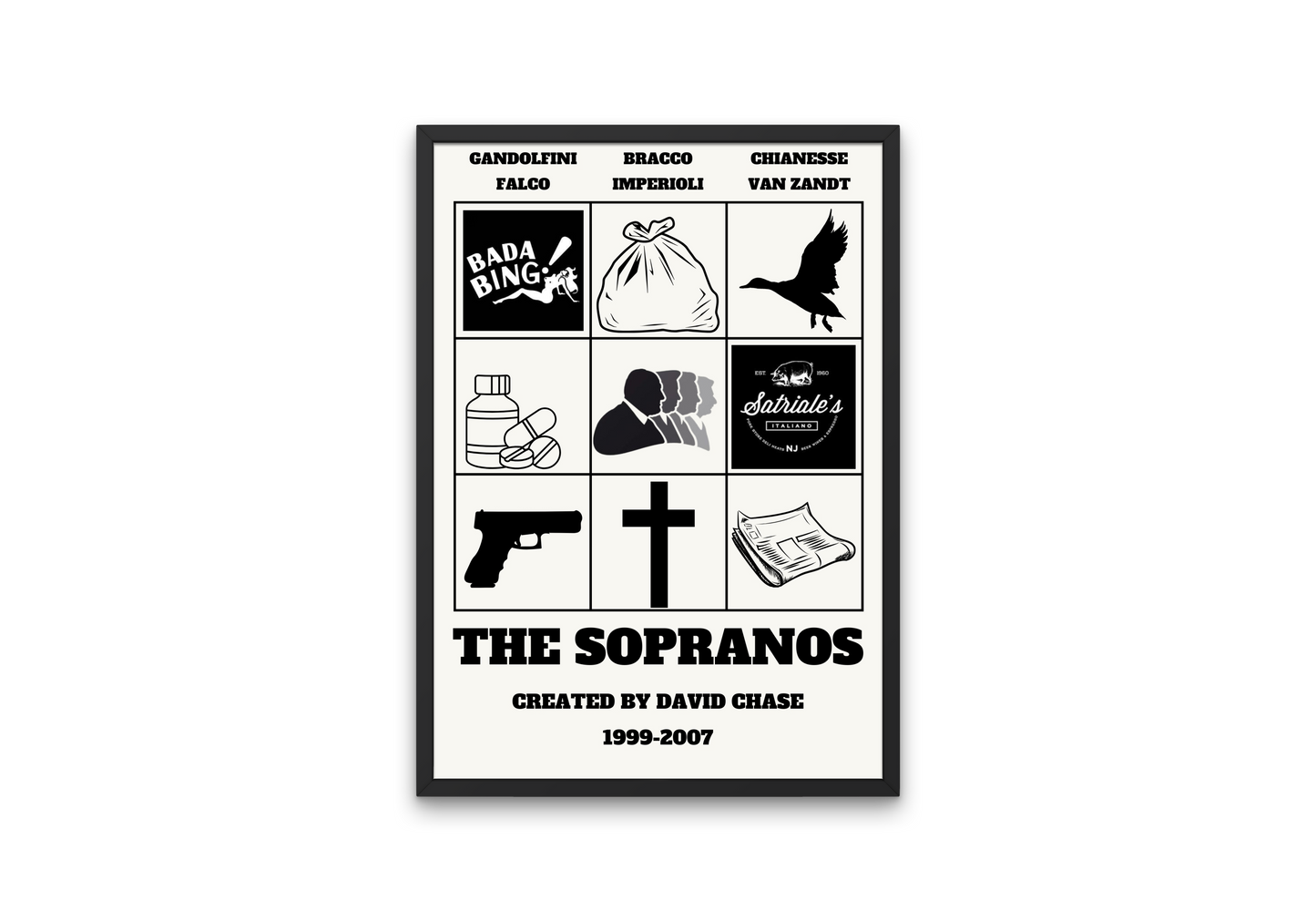 plakat THE SOPRANOS
