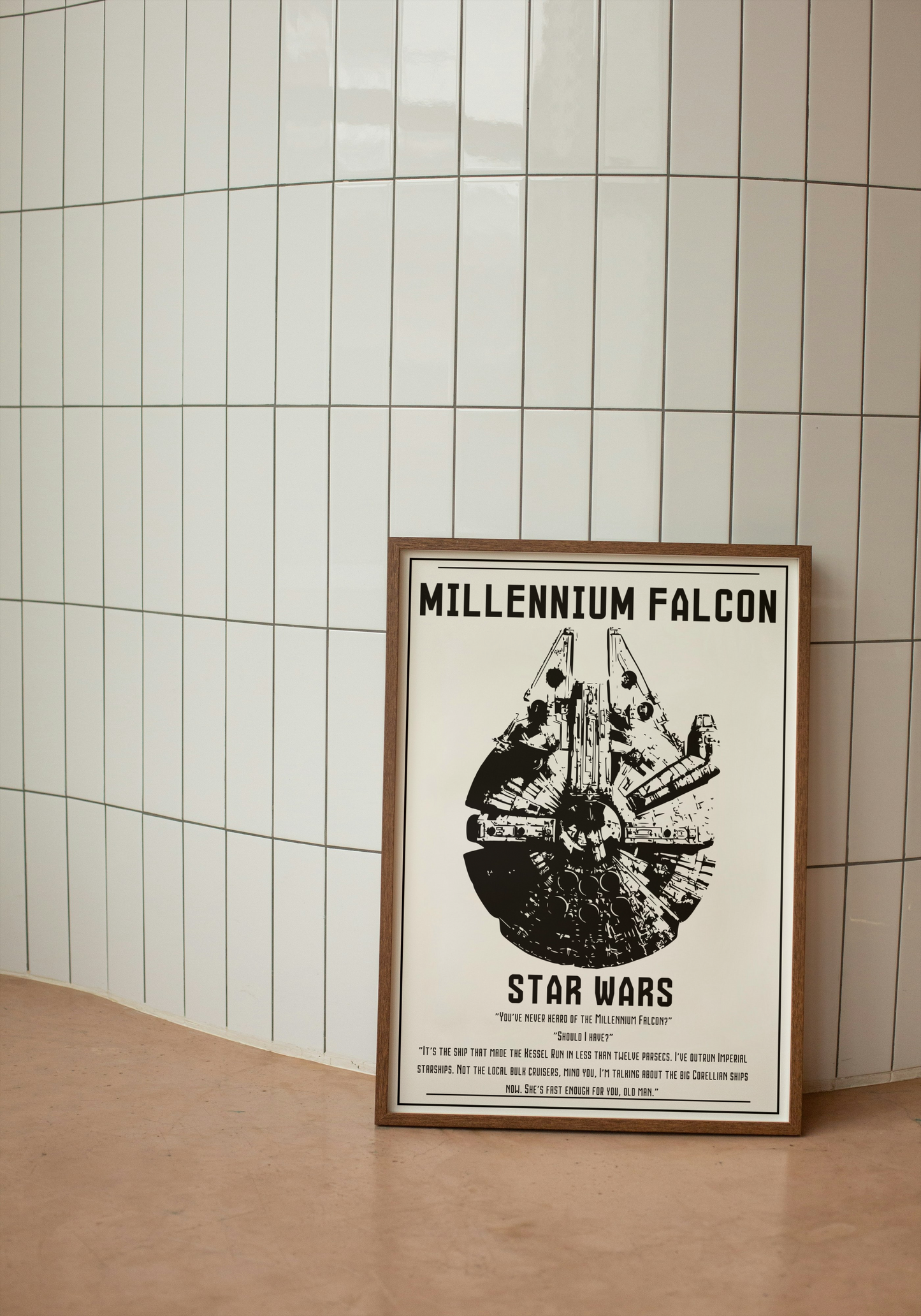 Plakat millenium falcon (STAR WARS)