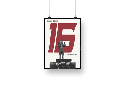 plakat CHARLES LECLERC
