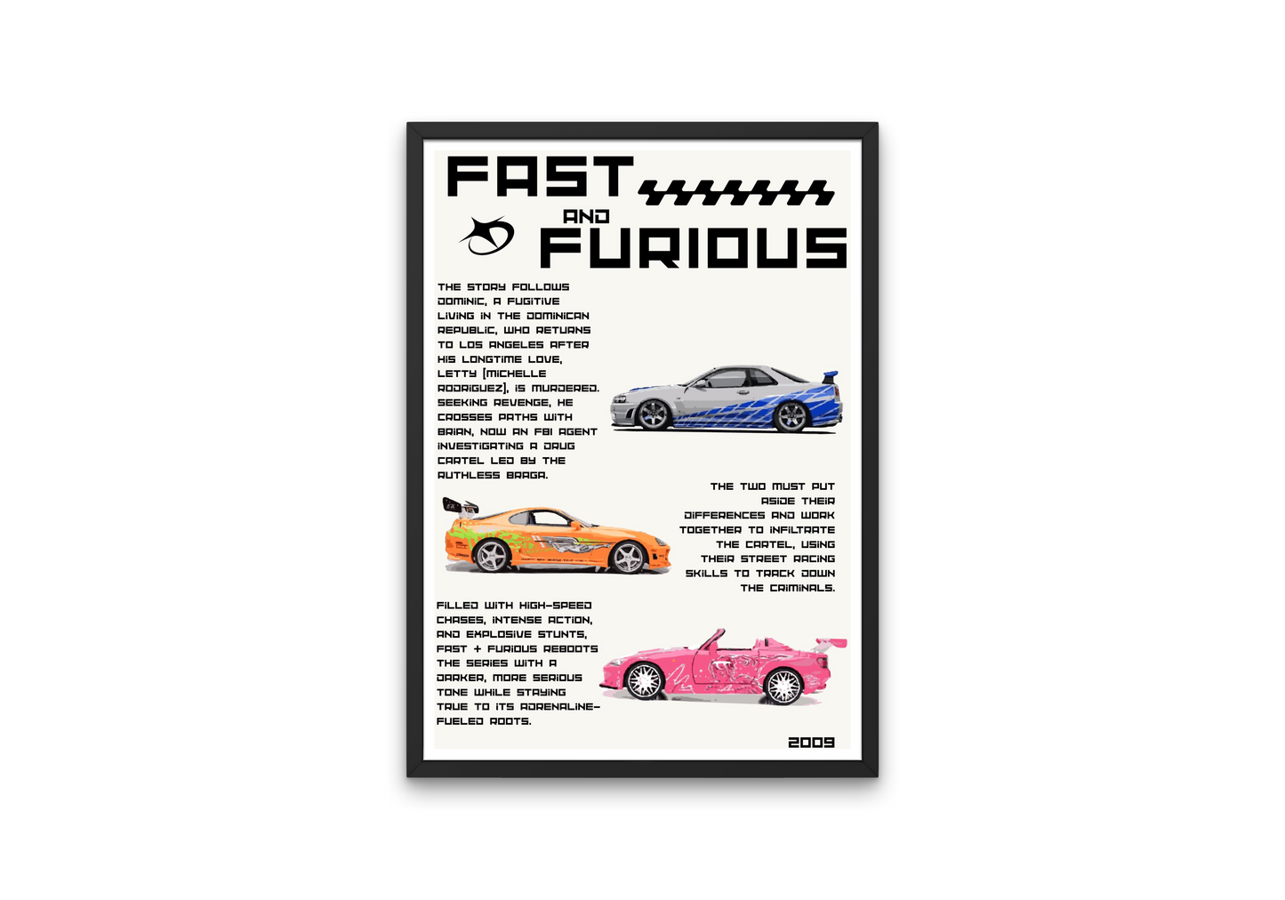plakat FAST AND FURIOUS