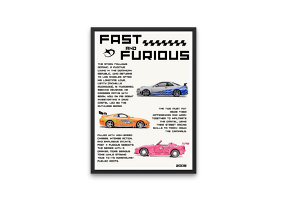 plakat FAST AND FURIOUS