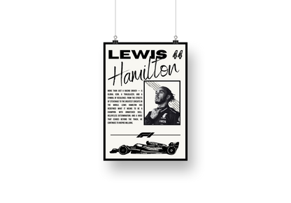 plakat LEWIS HAMILTON