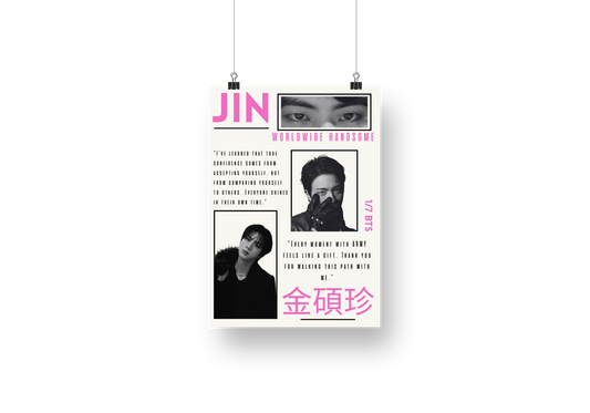 plakat JIN (BTS)