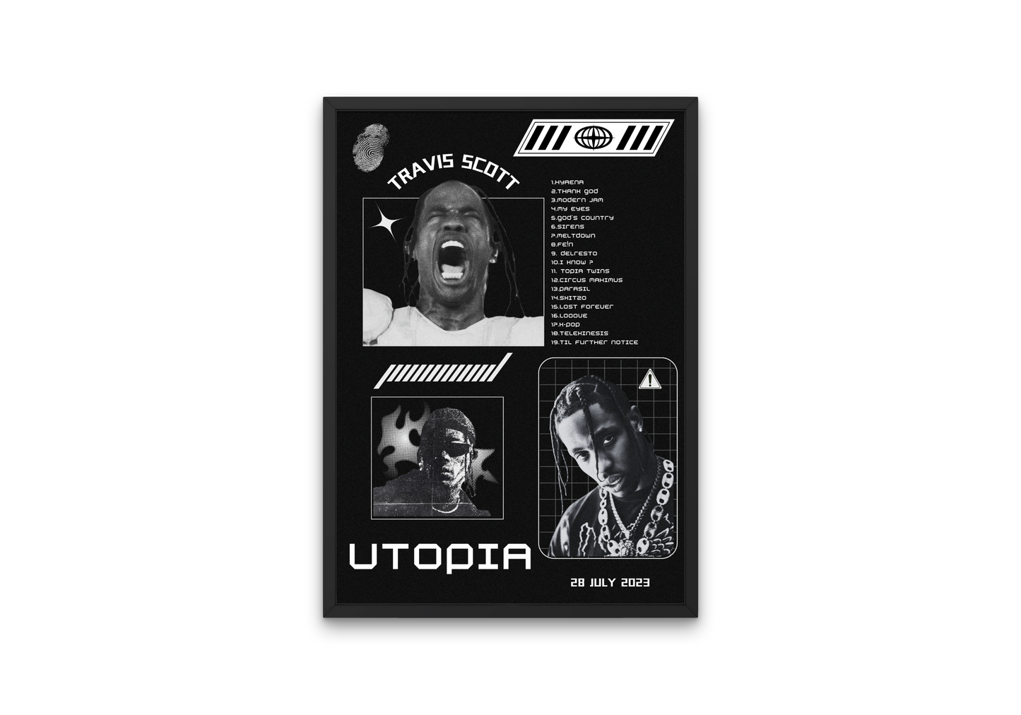 plakat UTOPIA (TRAVIS)