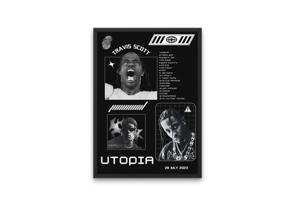 plakat UTOPIA (TRAVIS)