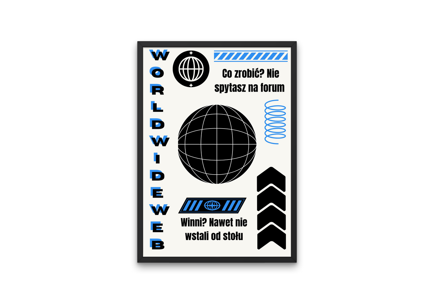 plakat WORLDWIDEWEB (PRO8L3M)