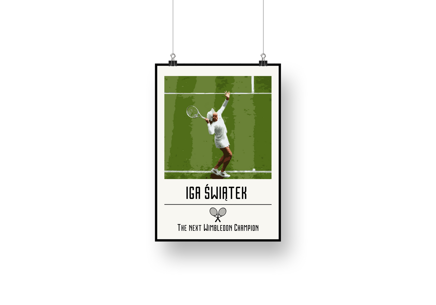 plakat IGA WIMBLEDON