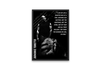 plakat DOMINIC TORETTO (F&F)