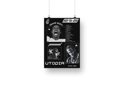 plakat UTOPIA (TRAVIS)