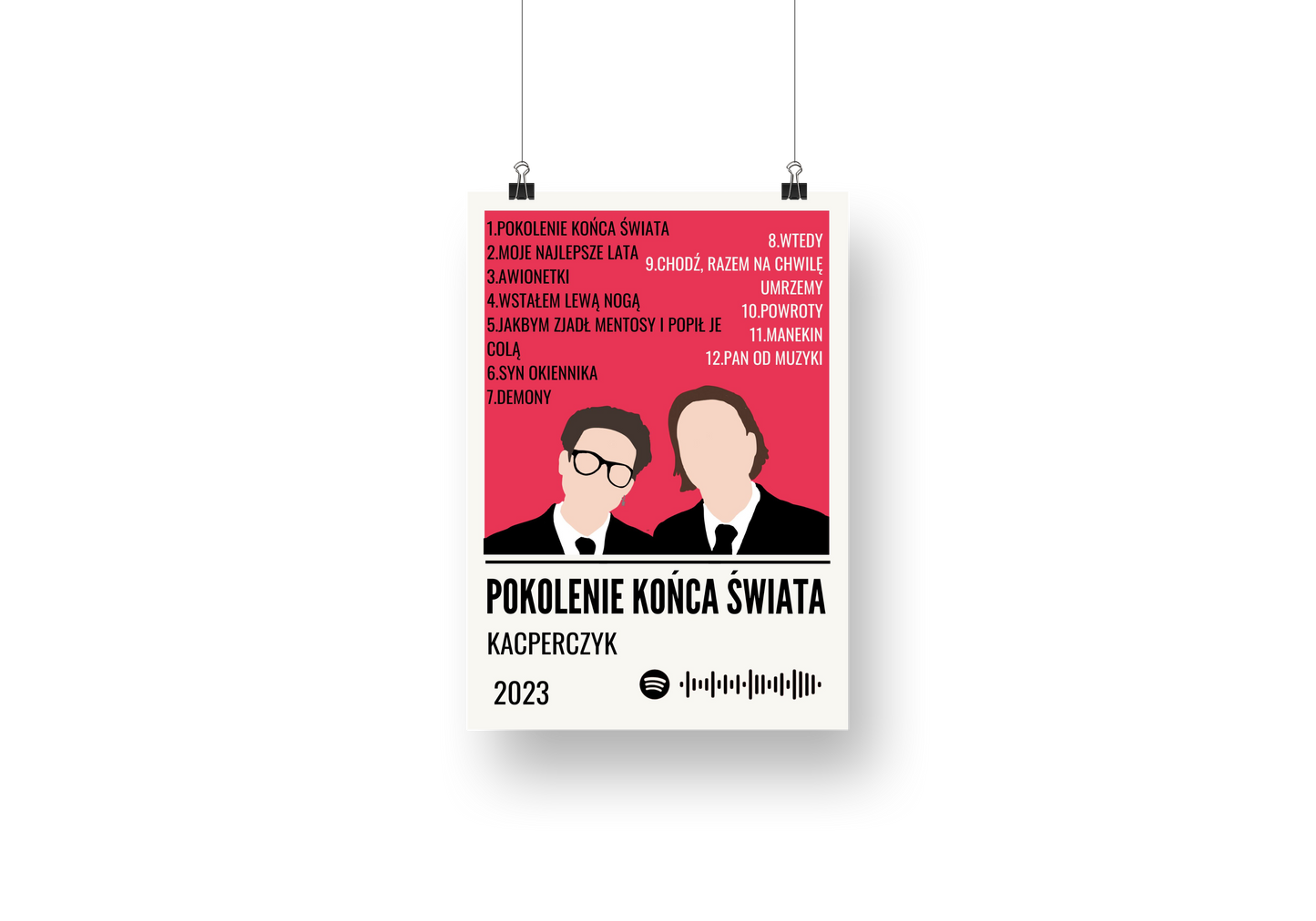 plakat POKOLENIE KONCA ŚWIATA (KACPERCZYK)