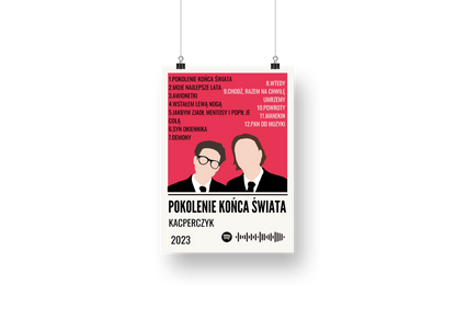 plakat POKOLENIE KONCA ŚWIATA (KACPERCZYK)