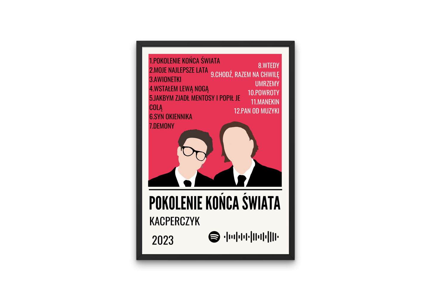 plakat POKOLENIE KONCA ŚWIATA (KACPERCZYK)