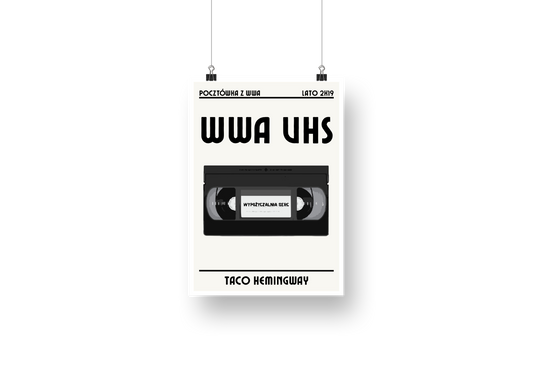 plakat VHS (TACO HEMINGWAY)