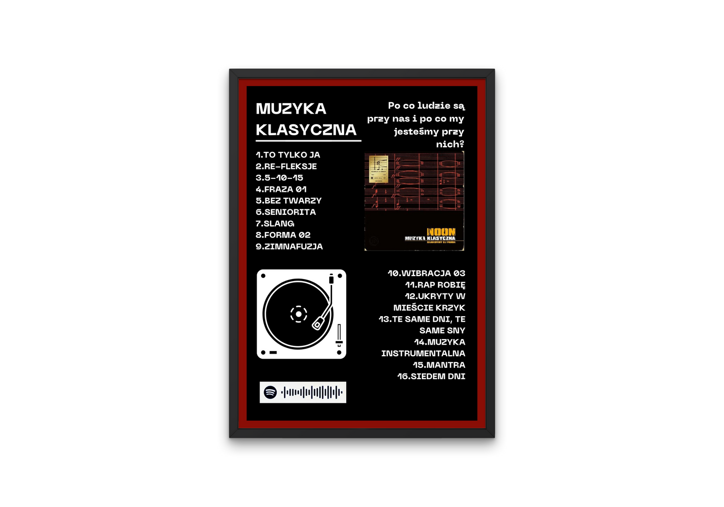 plakat MUZYKA KLASYCZNA (PEZET)