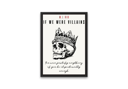 plakat IF WE WERE VILLAINS