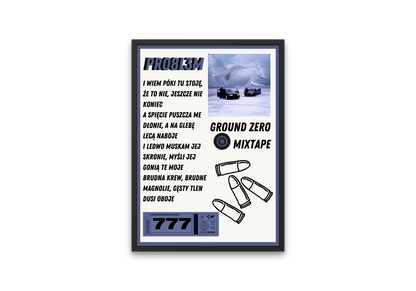 plakat GROUND ZERO MIXTAPE (PRO8L3M)