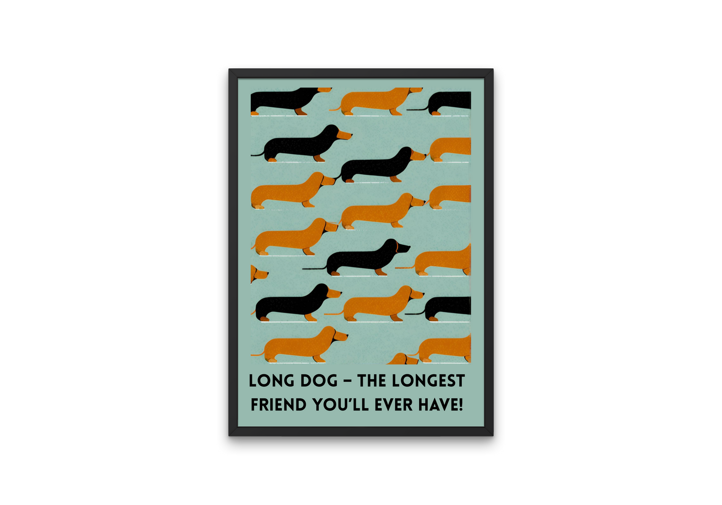 plakat LONG DOG