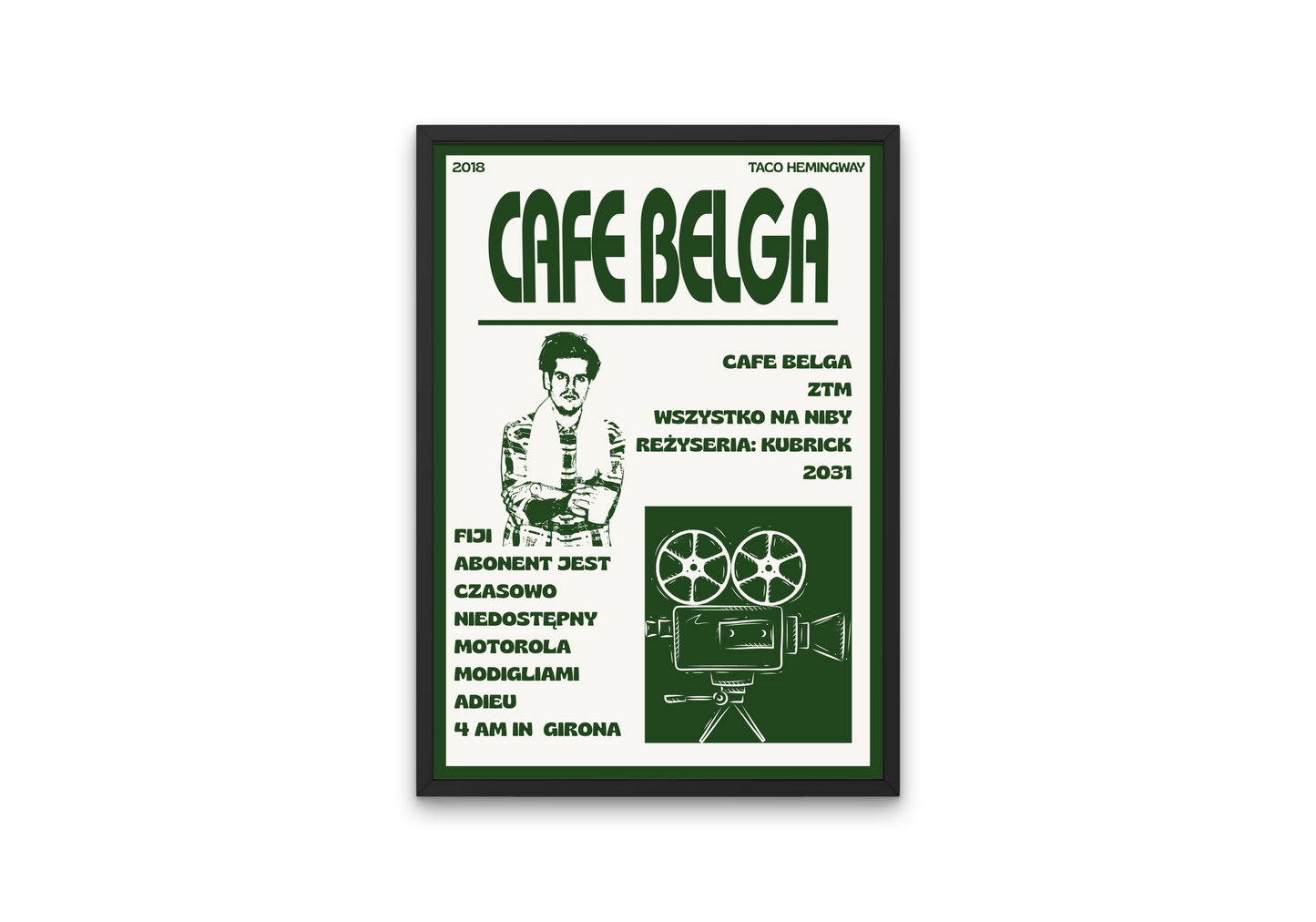 plakat CAFÉ BELGA 2 (TACO)