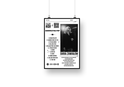 plakat DZIEWCZYNA POP (DARIA ZAWIAŁOW)