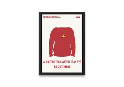 plakat CHŁOPAKI NIE PŁACZĄ