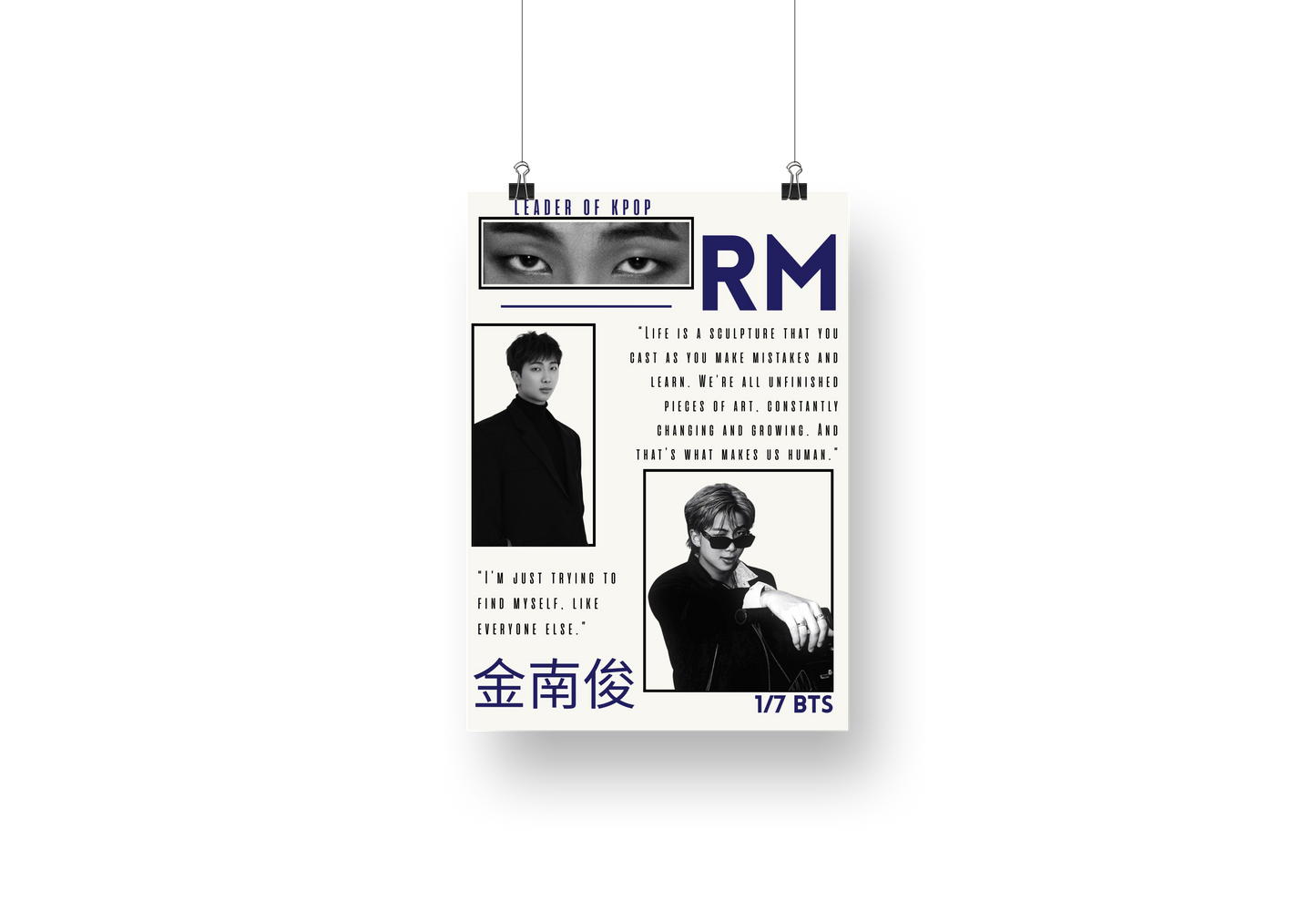 plakat RM (BTS)