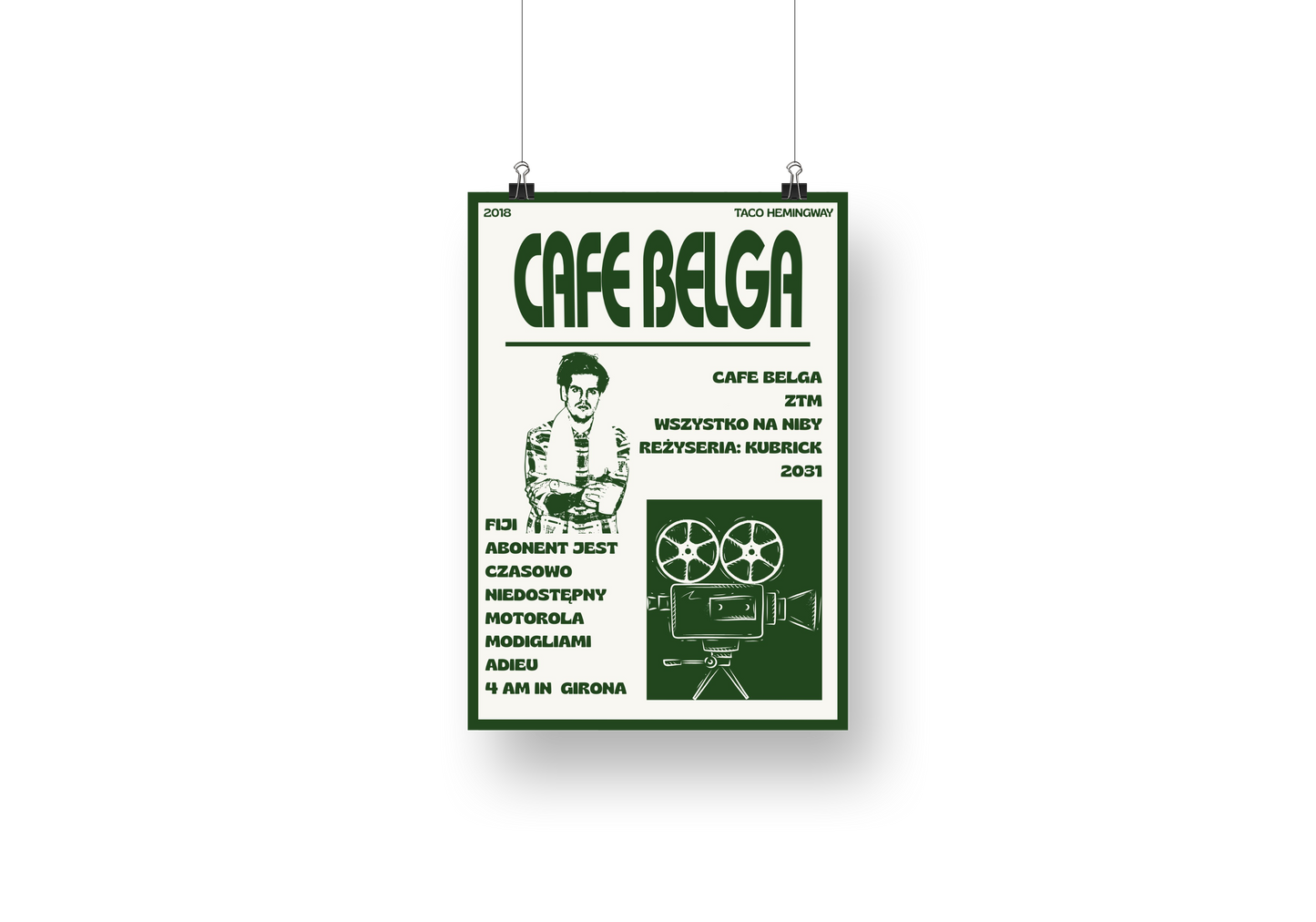 plakat CAFÉ BELGA 2 (TACO)