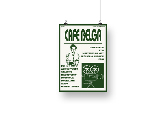plakat CAFÉ BELGA 2 (TACO)